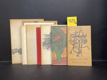 CORNEILLE.- 收集了大约10卷与科尔奈有关的书，在1955年至1979年期间出版（1本已签名）：目录、评论和1本德文书 "Abessinische R...