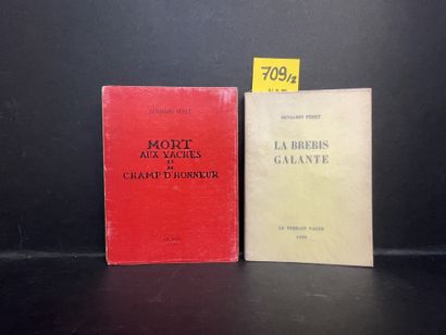 peret (Benjamin). La Brebis galante. P., Le Terrain Vague, 1959, in-12, br., couv....
