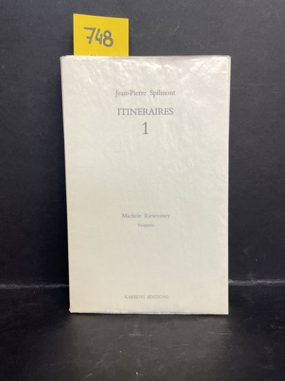 null SPILMONT (Jean-Pierre). Itinéraires 1. [Lodève], Karedys, "Itinérances", (1991),...