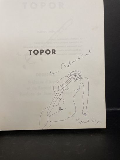 TOPOR (Roland). 图纸。Arrabal和Ronald Searle的序言。雅克-普雷沃特撰写的后记。P., Albin Michel, 1968,...