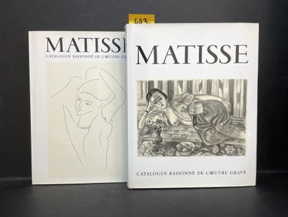 MATISSE.- DUTHUIT-MATISSE (M.) et DUTHUIT (C.). Henri Matisse.在Garnaud神父的合作下，制定了《格拉芙画册》的目录。J....