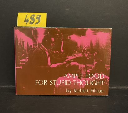 FILLIOU (Robert). 为愚蠢的思想提供充足的食物。纽约-科隆-巴黎，Something Else出版社，1965年，16开本，无页码（96页），布版。第一版。1/992册的书本（罗伯特-菲利欧,...