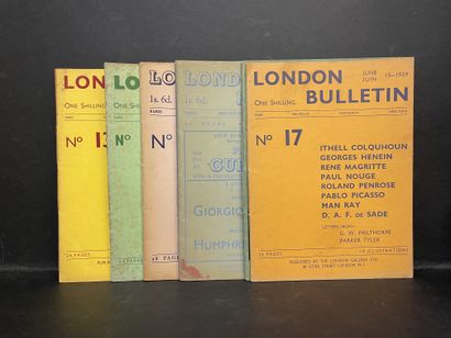 MESENS.- "London Bulletin". N° 2, 6, 7, 10, 12, 13, 14, 15/16 et 17. Londres, [E.L.T....