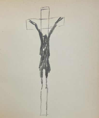 MICHAUX (Henri). Quatre cents hommes en croix. Saint-Maurice d'Etelan, Pierre Bettencourt,...