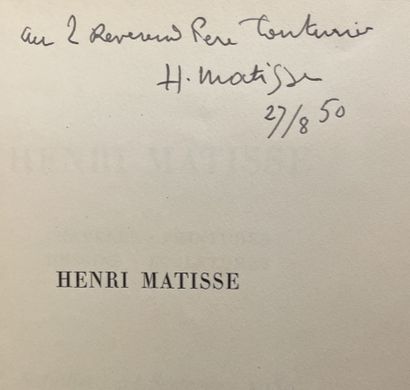 null Henri Matisse.小教堂--绘画--素描--雕塑。展览。P., Maison de la Pensée française, from 5 July...
