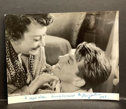 null COCTEAU - CORBEAU（罗杰）。"Jean Marais和Yvonne de Bray，在Jean Cocteau的《Les Parents...