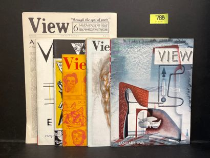 "View. The Modern Magazine". N° 6, 9/10 et 11/12 (1ère série), n° 3 (2e série), n°...