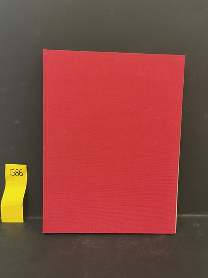 null DELVAUX - NADEAU（莫里斯）。Les Dessins de Paul Delvaux.P.，Denoël，1967年，双开本，有紫红色布夹和滑套。第一版在Arches...