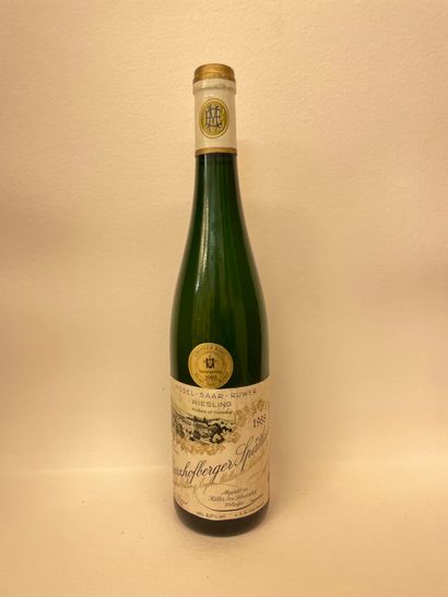 null "Scharzhofberger Spätlese - Egon Müller (1988)。一瓶。完美的水平，胶囊完好无损，标签完好无损，清晰可辨。...