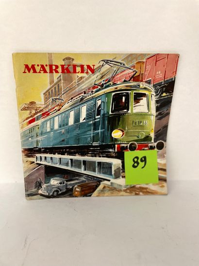 MÄRKLIN.- "Catalogue Märklin D 1958". En parfait état.