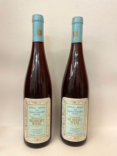 null "Kiedricher Gräfenberg Spätllese, Riesling - Robert Weil" (1996). Two bottles....