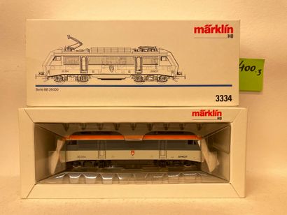 MÄRKLIN. "Motrice électrique de type SYBIC SNCF". Märklin 3334, type BB26000 (n°26004),...