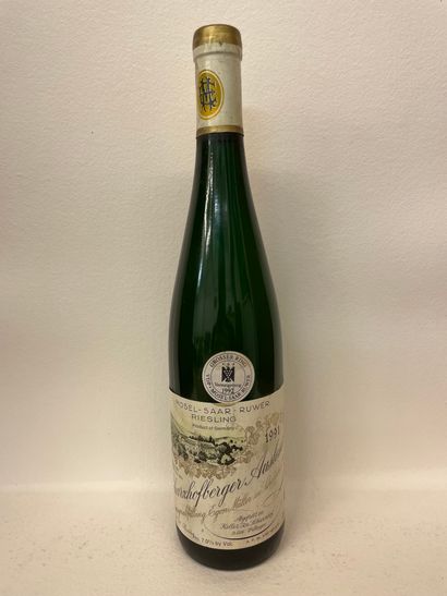 null "Scharzhofberger Auslese - Egon Müller" (1991). One bottle. Perfect level, capsule...