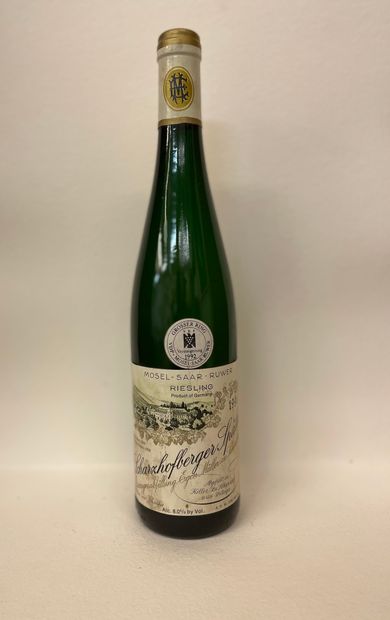 null "Scharzhofberger Spätlese - Egon Müller" (1991). One bottle. Good level, capsule...