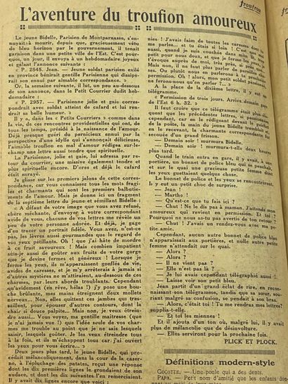 SIMENON (Georges). 河流和水渠上的长期课程。Liège, Dynamo, 1952, 12开本的小册子，24页，br. (第1页和最后一页有胶带脱落)。西梅农的肖像和奥古斯特-曼布尔的插图。第一版印刷51份，1/40牛皮纸/Revue...