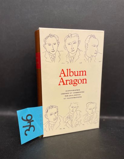 Album Aragon. P., NRF, "Bibl. de la Pléiade", 1997, in-12, ed. binder, illustrated...