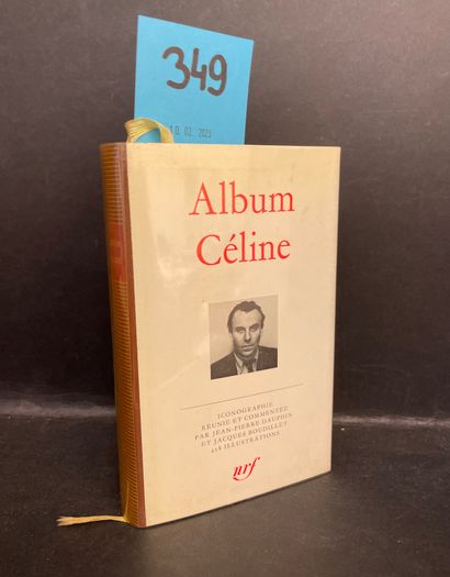 Album Céline. P., NRF, "Bibl. de la Pléiade", 1977, in-12, ed. bindings, dust jacket,...