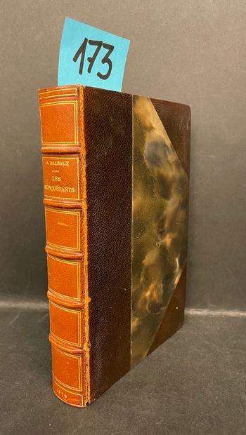 MALRAUX (André). Les Conquérants.P., Grasset, "Les Cahiers verts", 1928年，12开本，棕色...