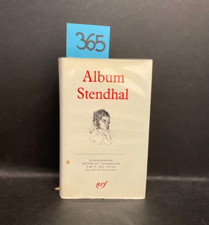 Album Stendhal. P., NRF, "Bibl. de la Pléiade", 1966, in-12, rel. édit., jaq., r...