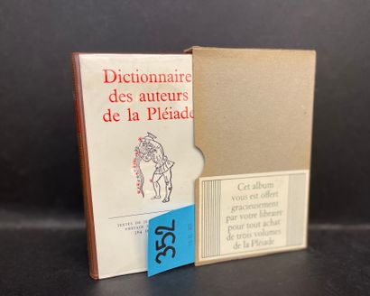 Album Dictionnaire des auteurs de la Pléiade. P., NRF, "Bibl. de la Pléiade", 1960,...