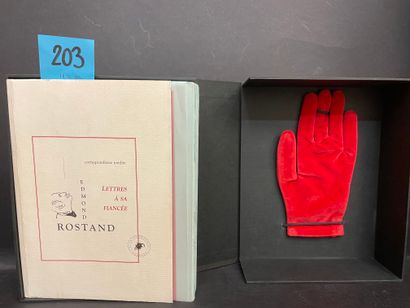 ROSTAND (Edmond). Le Gant rouge. Lettres à sa fiancée. S.l., Nicolas Malais, 2009,...