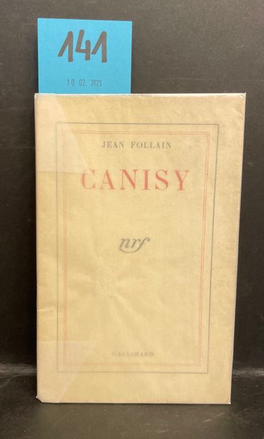 FOLLAIN (Jean). Canisy. P., NRF, 1942, in-12, br., couv. rempl. (couv. défr., dos...