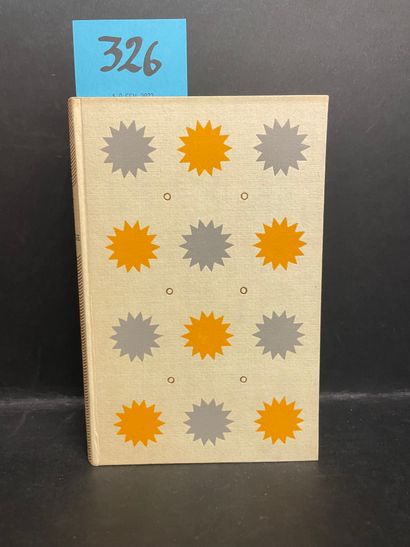 PROUST (Marcel). Contre Sainte-Beuve，然后是Nouveaux mélanges。P., NRF, 1954, in-12, 出版商的精装本，根据保罗-博内的模型进行装饰。第一版印制了1050份牛皮纸标签（Huret,...