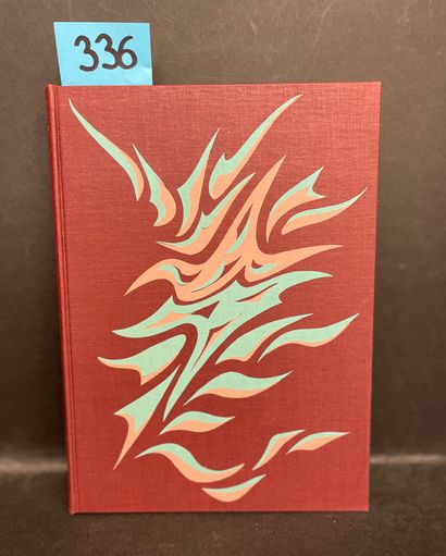 SAINT-JOHN PERSE. 阿默斯。P., NRF, 1957, 4°, 186 p., 出版商的精装本，根据Paul Bonet的设计进行装饰，Rho...