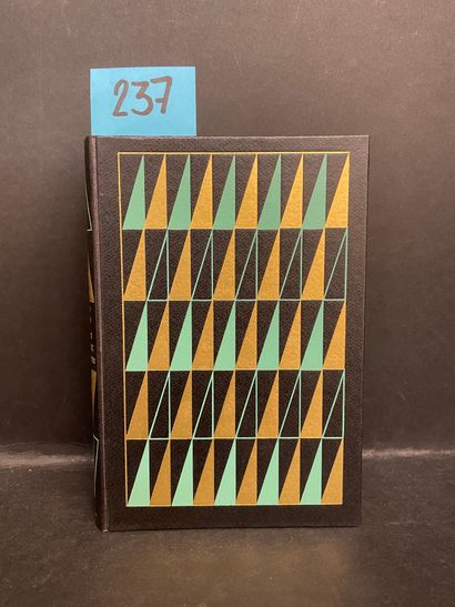 ABELLIO (Raymond). Ezéchiel之眼 "已经打开。P., NRF, 1947, 8°, 出版商根据Mario Prassinos的设计进行装饰的精装本。在alfama...