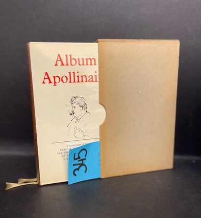 Album Apollinaire. P., NRF, "Bibl. de la Pléiade", 1971, in-12, ed. bindings, yellow,...