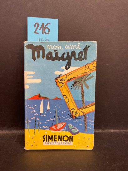 SIMENON (Georges). Mon ami Maigret. P., Presses de la Cité, 10 juin 1949, in-12,...