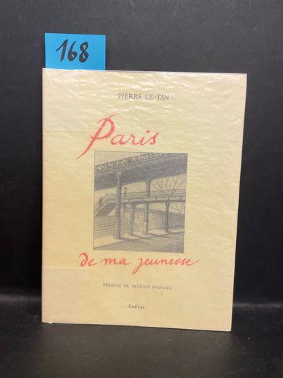 null LE-TAN（皮埃尔）。我的青年时代的巴黎。帕特里克-莫迪亚诺的序言。S.l., Aubier, 1988, 8°, 74 p., br.第一版，附有...
