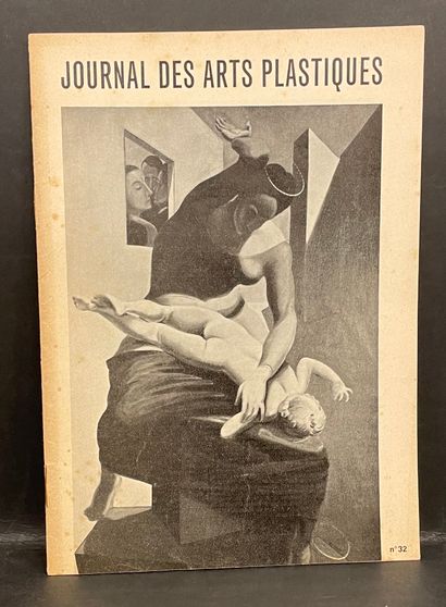 BROODTHAERS.- "Le Point"。塑料艺术杂志》。N° 32.布鲁斯，艺术宫，1967年，8°小册子，装订（封面略有凹陷）。马塞尔-布洛泰尔的《一个收藏家的访谈：休伯特-佩特斯》。第一版。休伯特-彼得斯（1919-2015）被称为比利时战后当代艺术最早和最伟大的收藏家之一。他的传奇性收藏，包括马塞尔-布罗代尔（Marcel...