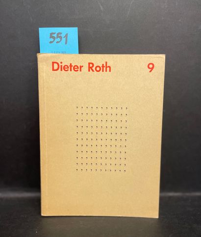 ROTH (Dieter). 愚蠢的图案。Gesammelte Werke.乐队9。斯图加特-伦敦-雷克雅未克，H. Mayer, (1975), 8°, [416...