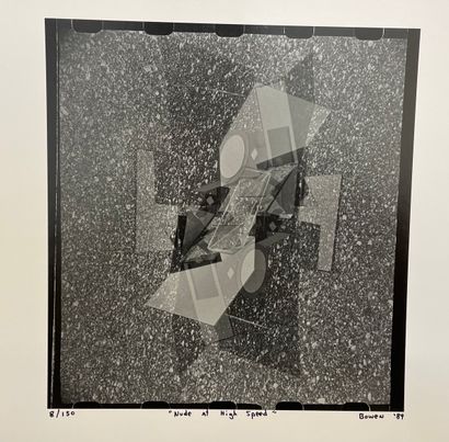 null "眼睛。N° 12.玻璃棋局的玩家。纽约，1984年，4°长方形，螺旋式装订，封面为G. Herms。由Mary Seamster出版的艺术家书籍，包...