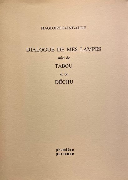 null lam, telemaque, camacho - magloire-saint-aude.对话我的灯"，随后是 "塔布 "和 "德楚"。插图：Wifredo...