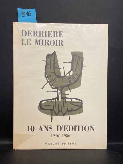 null 米罗和贾科梅蒂的原始蚀刻画 - "Derrière le Miroir"。N° 92/93.1946-1956年出版的10年。版本的总目录。文字：乔治-林布尔。P.,...