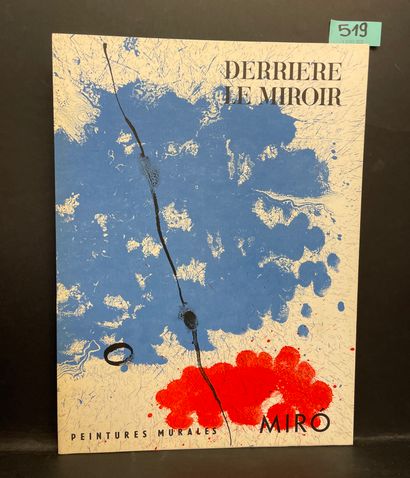 null "Behind the Mirror". N° 128. Miro. Mural paintings. P., Maeght, 1961, in-folio,...