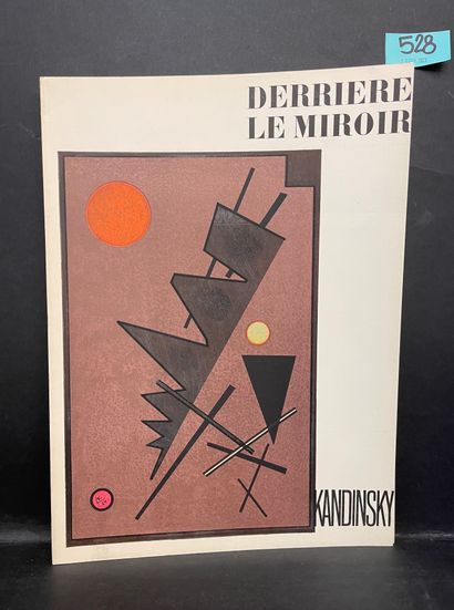null 康定斯基--"镜子背后"。N° 60/61.Kandinsky.慕尼黑时期的未知作品。P.，Maeght，1953年，双开本，单张，插图封面（下部有双...
