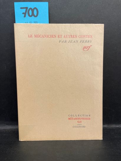 FERRY (Jean). 机械师》和其他故事。由安德烈-布勒东作序。P., NRF, "Métamorphoses", 1953, small 8°, br....