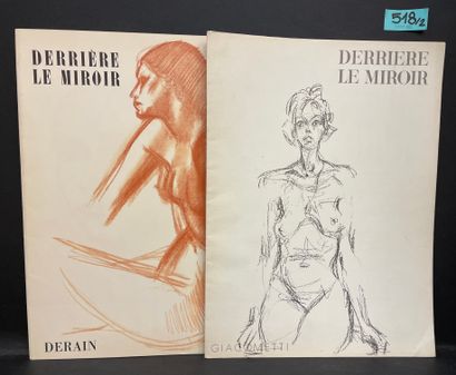 "Derrière le Miroir". N° 127.贾科梅蒂。P.，Maeght，1961年，对开，插图封面。文本由O.Larronde, L. Leclercq和I....