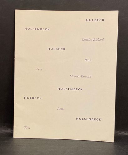null 胡尔贝克--查尔斯-理查德-贝特和汤姆-胡尔贝克（Hulsenbeck）。绘画-拼贴画-素描。展览。P., Galerie des Deux Îles,...