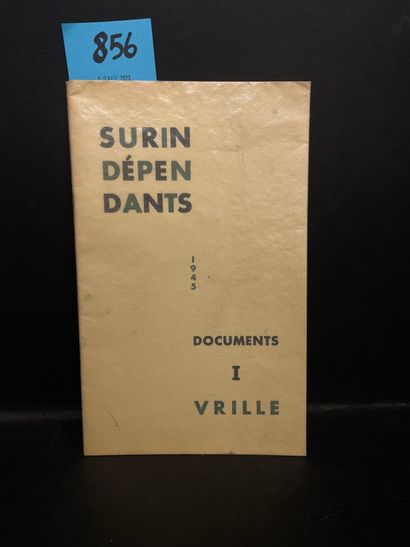 null "旋转"。文件一。Surindépendants 1945.P.，1945年10月，大8开本，装订。第一版印数为1000份（前7号）。阿特兰、布梅斯特...
