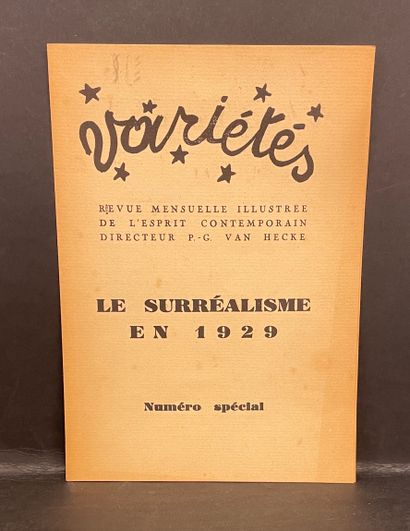 null 1929年的超现实主义。综艺》特刊的广告 "1929年的超现实主义"。"Variétés "是P.-G. Van Hecke在1928年5月至1930...
