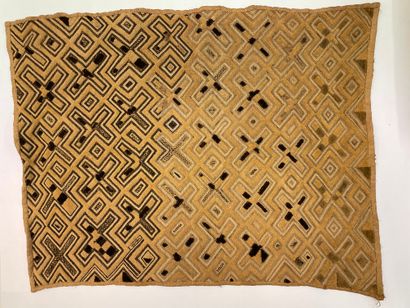 Shoowa织物 - 套装包括1块带应用图案的Shoowa织物（尺寸：65 x 50厘米），参考书《Dessin...