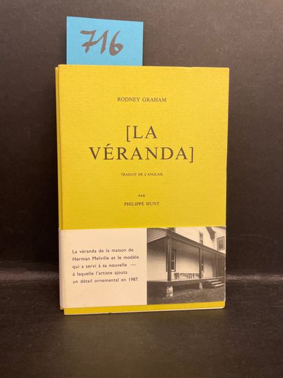 GRAHAM (Rodney). MELVILLE (Herman). La Véranda.布鲁塞尔，Yves Gevaert出版社，1989年，2卷，17 x...