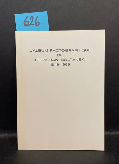 BOLTANSKI (Christian). 摄影集》。1948-1956.Hamburg, Hossmann; P., Sonnabend, 1972, in-12,...
