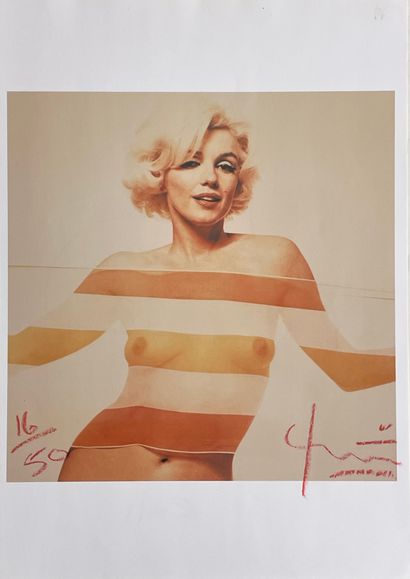 null STERN (Bert). "Marilyn" (2011). Tirage argentique sur papier, just. 16/50, daté,...