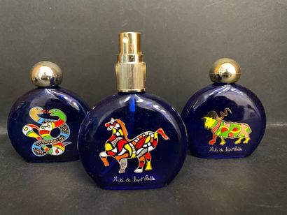 SAINT-PHALLE (Niki de). "Signs of the Zodiac". Set of 4 bottles of eau de toilette...