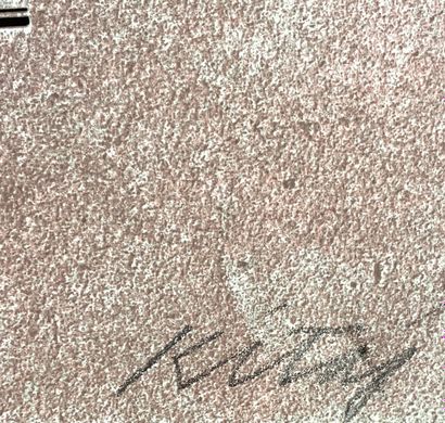 KITAJ (Ronald Brooks). "Erich Mendelsohn"（1970年）。彩色丝网印刷，编号42/100，用铅笔签名。支持物和主题的尺寸：53...